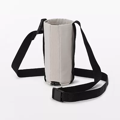 일본 무인양품 조절 가능한 보틀 홀더 소 라이트 그레이 6.5x14.5cm