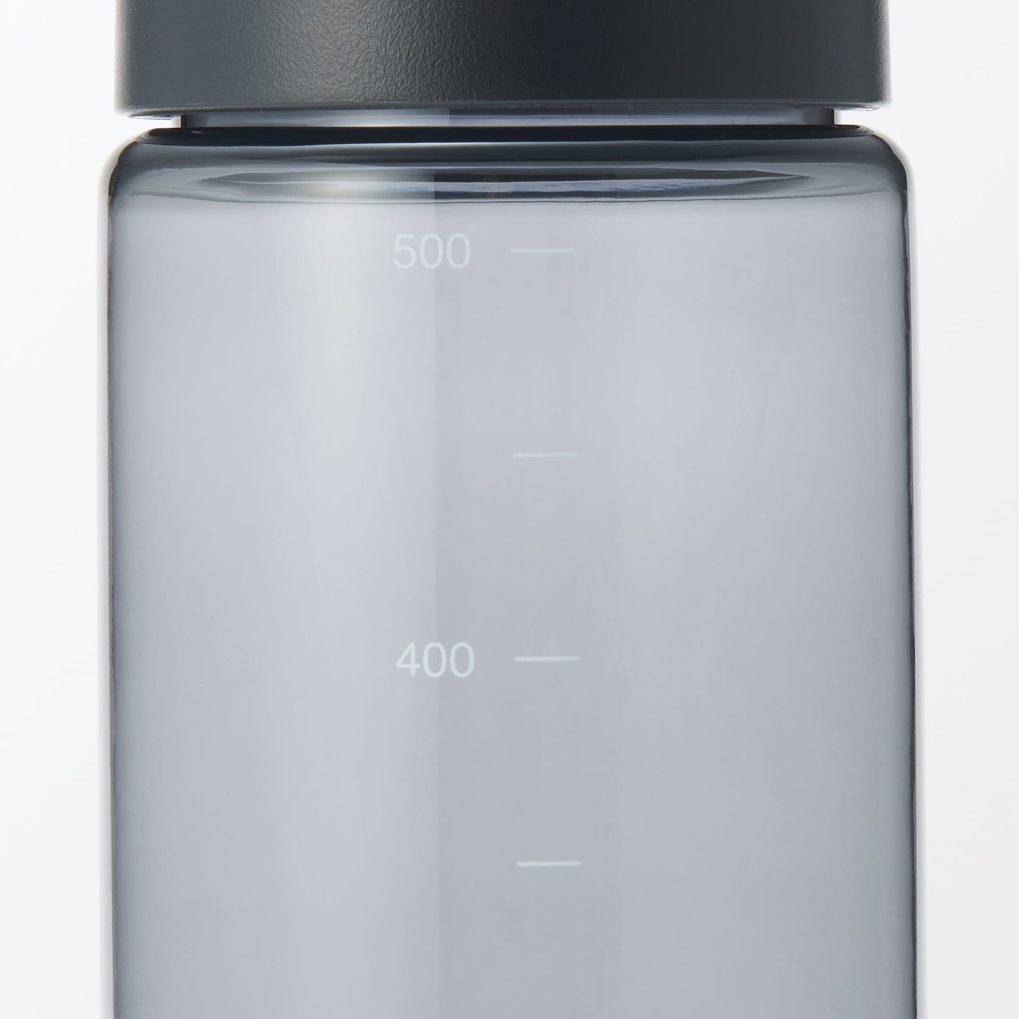 일본 무인양품 휴대하기 좋은 눈금 드링크 보틀 500mL 블랙