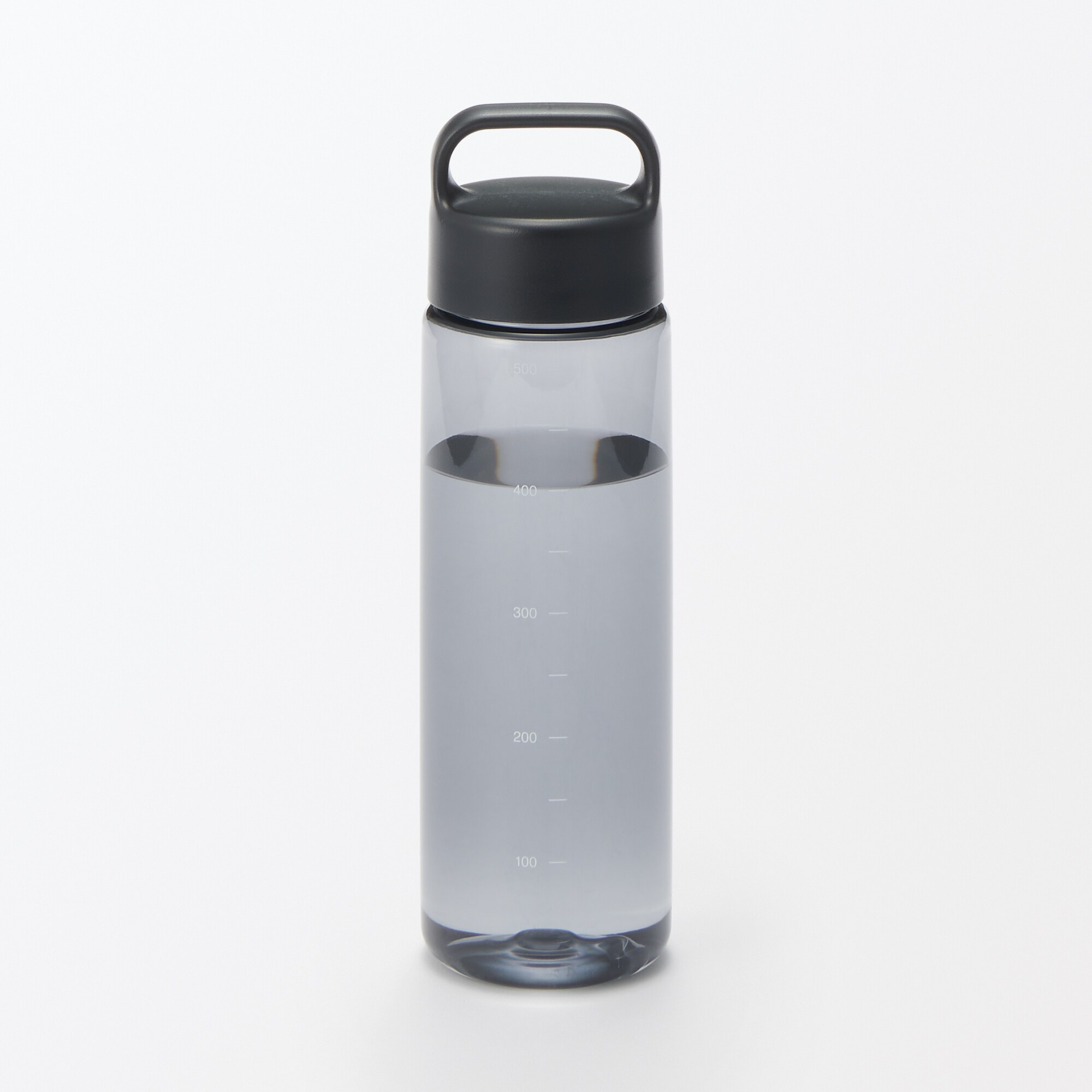 일본 무인양품 휴대하기 좋은 눈금 드링크 보틀 500mL 블랙