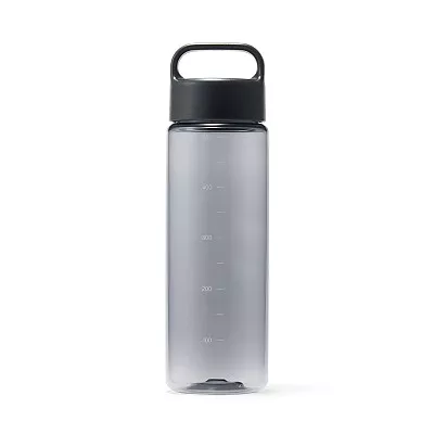 일본 무인양품 휴대하기 좋은 눈금 드링크 보틀 500mL 블랙