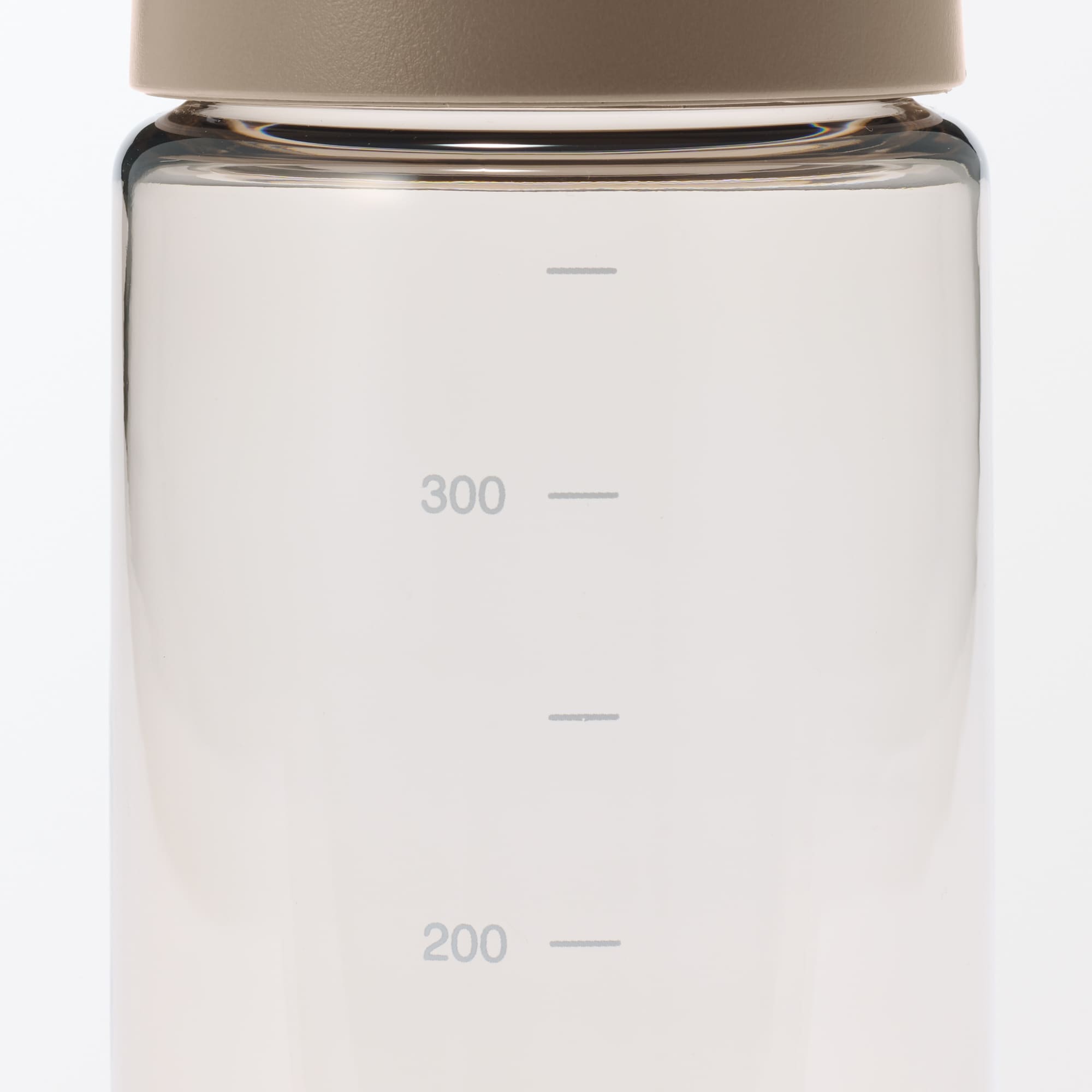 일본 무인양품 휴대하기 편한 눈금 드링크 보틀 350mL 샌드 베이지