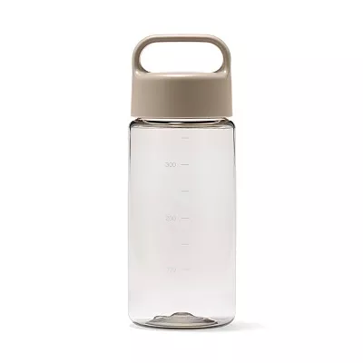 일본 무인양품 휴대하기 편한 눈금 드링크 보틀 350mL 샌드 베이지