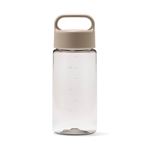 일본 무인양품 휴대하기 편한 눈금 드링크 보틀 350mL 샌드 베이지