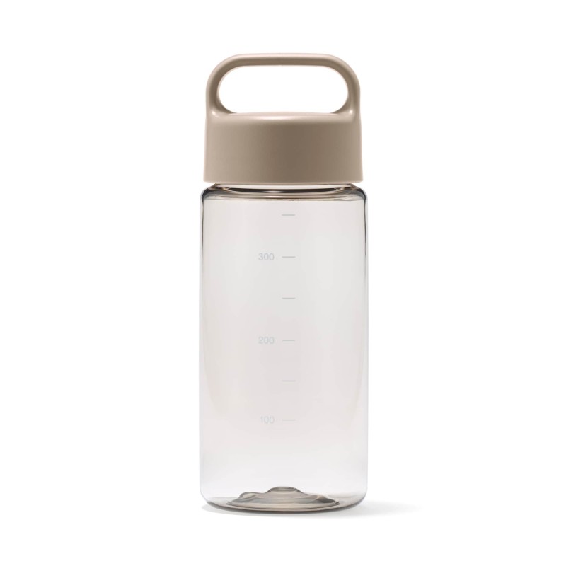 일본 무인양품 휴대하기 편한 눈금 드링크 보틀 350mL 샌드 베이지