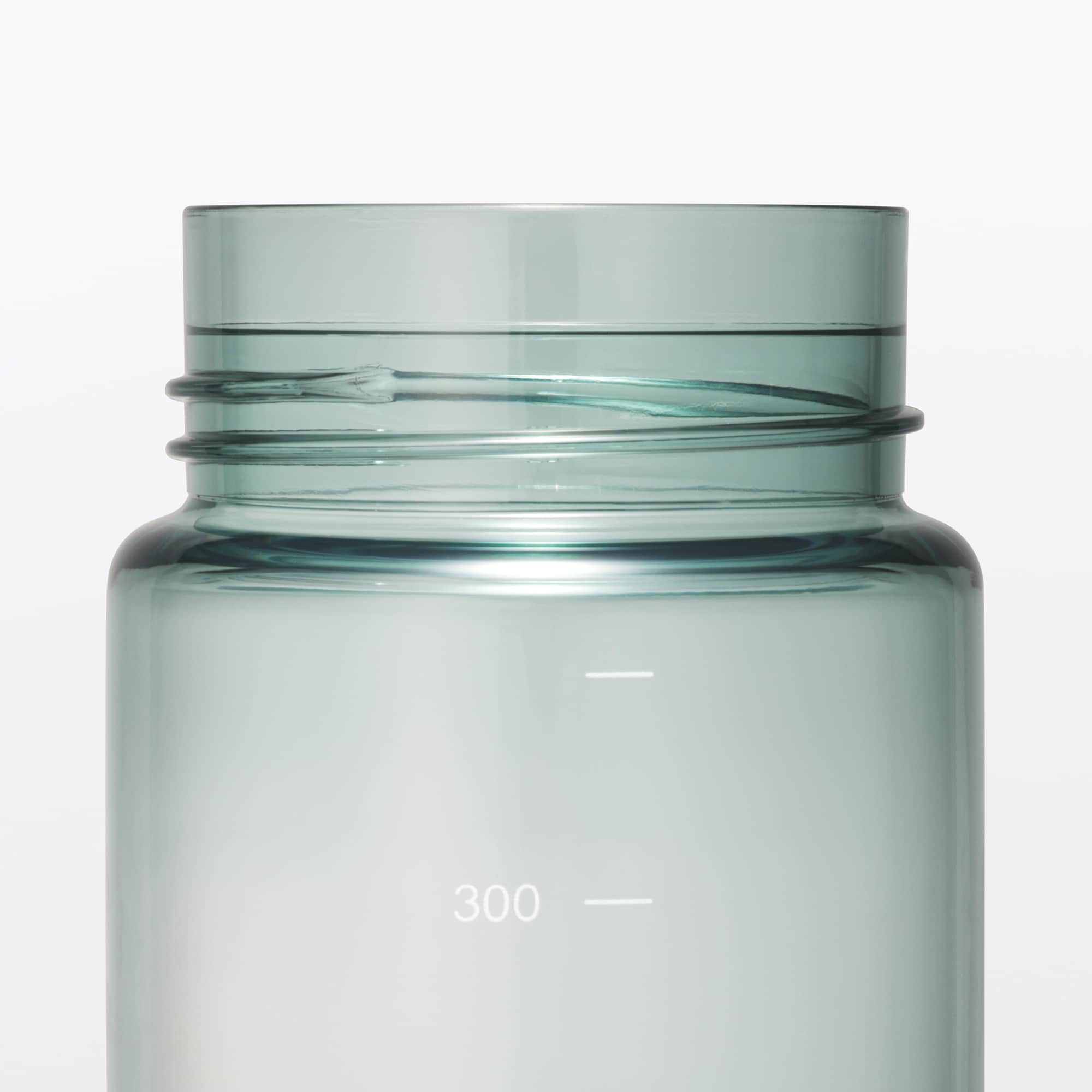 일본 무인양품 휴대하기 편한 눈금 드링크 보틀 350mL 스모키 그린