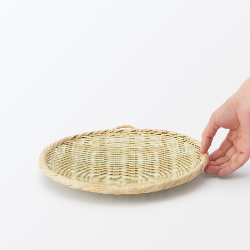 일본 무인양품 대나무 소쿠리 채반 대