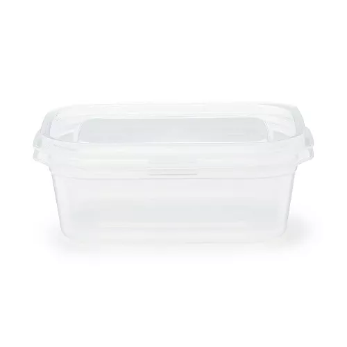 일본 무인양품 뚜껑째 전자레인지 사용 가능한 사각 용기 직사각형 850mL 2개입