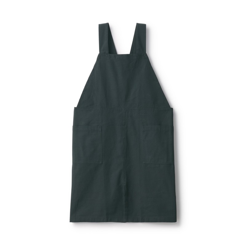 일본 무인양품 면 평직 워크 에이프런 앞치마 남녀공용 L~XL