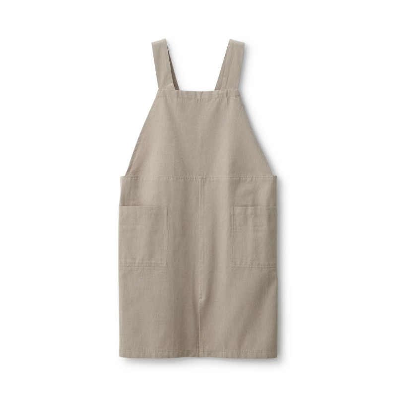 일본 무인양품 면 평직 워크 에이프런 앞치마 남녀공용 L~XL 다크 베이지