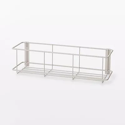 일본 무인양품 문에 거는 수납 조절 가능한 후크용 추가 포켓 28.5x9x8cm