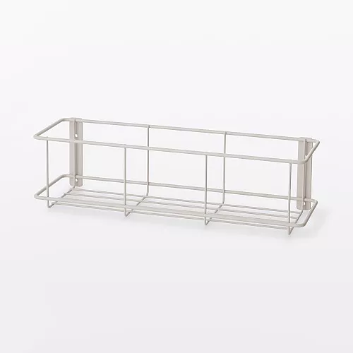 일본 무인양품 문에 거는 수납 조절 가능한 후크용 추가 포켓 28.5x9x8cm