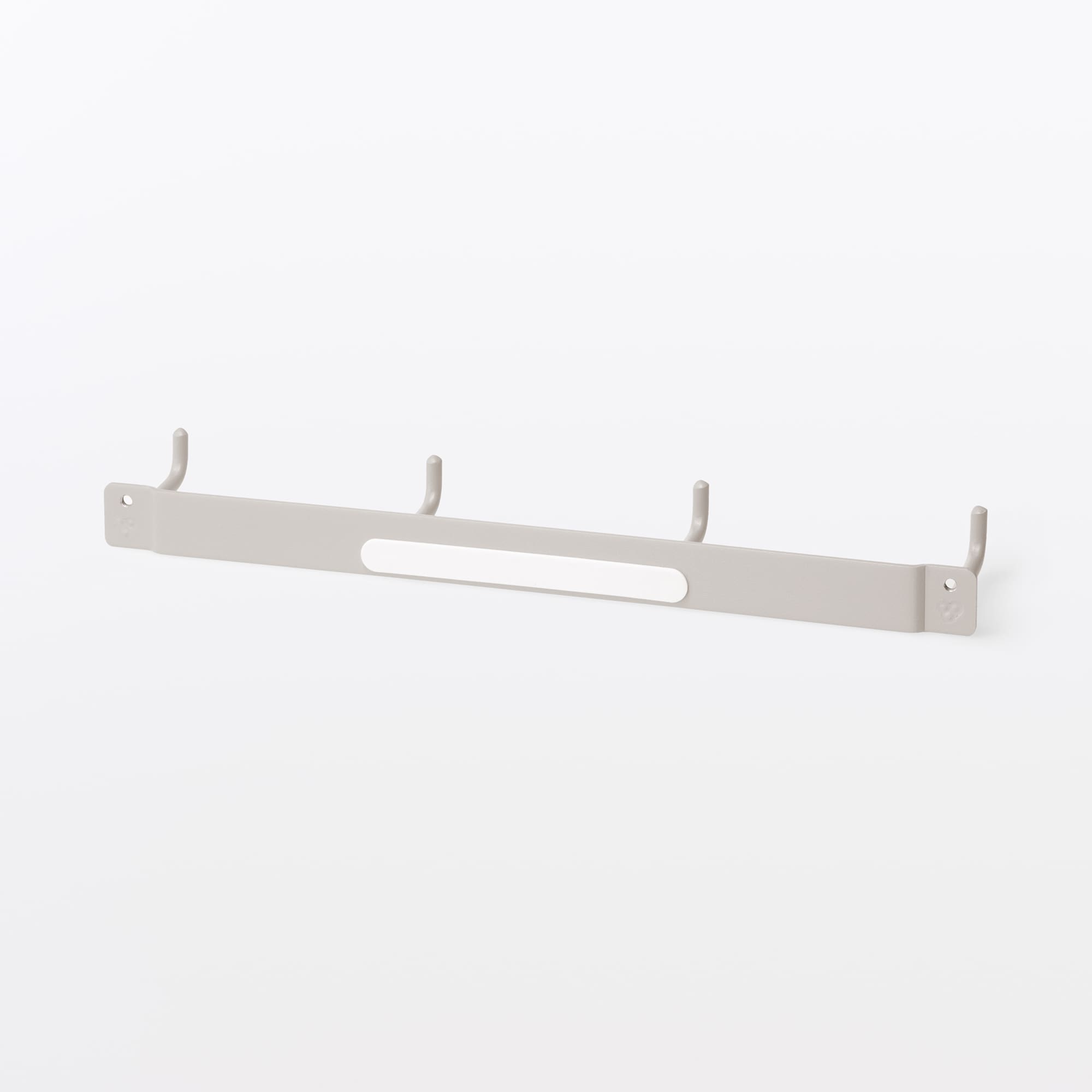 일본 무인양품 문에 거는 수납 조절 가능한 후크용 추가 후크 27x5x2.5cm