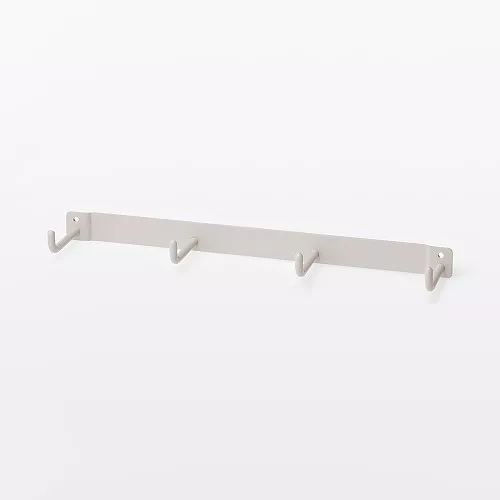일본 무인양품 문에 거는 수납 조절 가능한 후크용 추가 후크 27x5x2.5cm