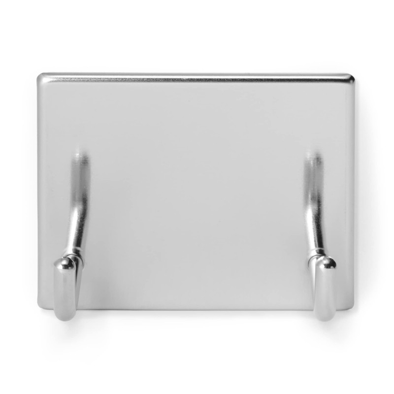 일본 무인양품 스테인리스 벽에 붙이는 수납 후크 2구 마그넷 타입