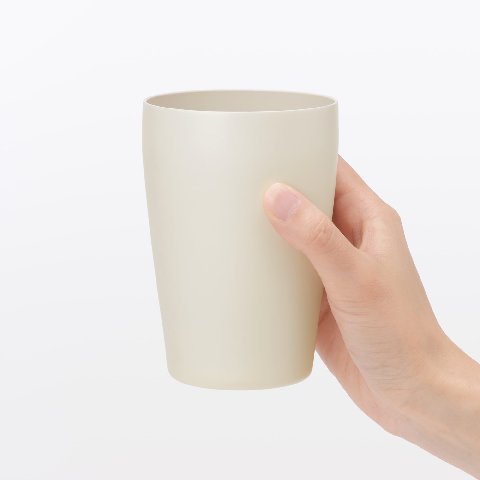 일본 무인양품 스테인리스 진공 단열 이중 구조 보냉 텀블러 450mL 오프화이트