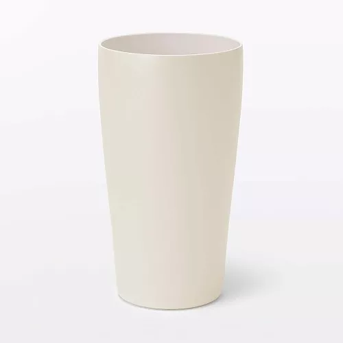 일본 무인양품 스테인리스 진공 단열 이중 구조 보냉 텀블러 600mL 오프화이트