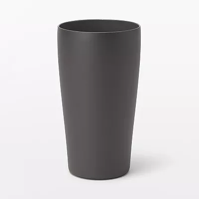 일본 무인양품 스테인리스 진공 단열 이중 구조 보냉 텀블러 600mL 차콜 그레이