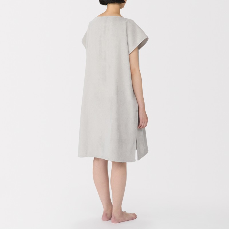 일본 무인양품 타월 판초 배스로브 목욕 가운 70x190cm 그레이