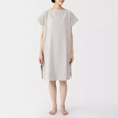 일본 무인양품 타월 판초 배스로브 목욕 가운 70x190cm 그레이
