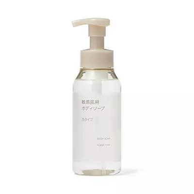 일본 무인양품 민감 피부용 바디워시 폼 타입 400ml