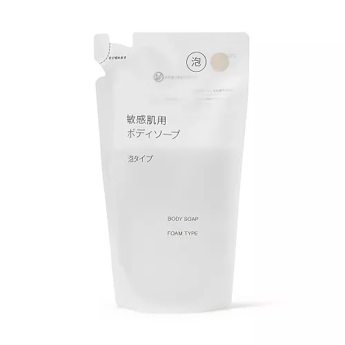 일본 무인양품 민감 피부용 바디워시 폼 타입 리필용 340ml