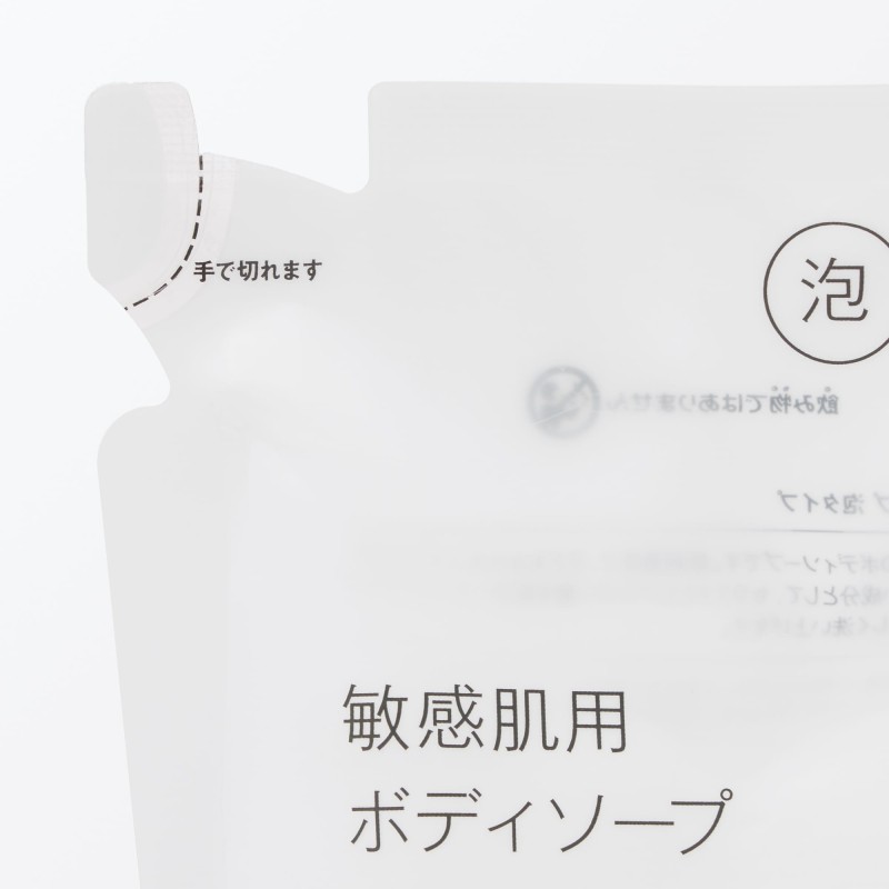 일본 무인양품 민감 피부용 바디워시 폼 타입 리필용 340ml