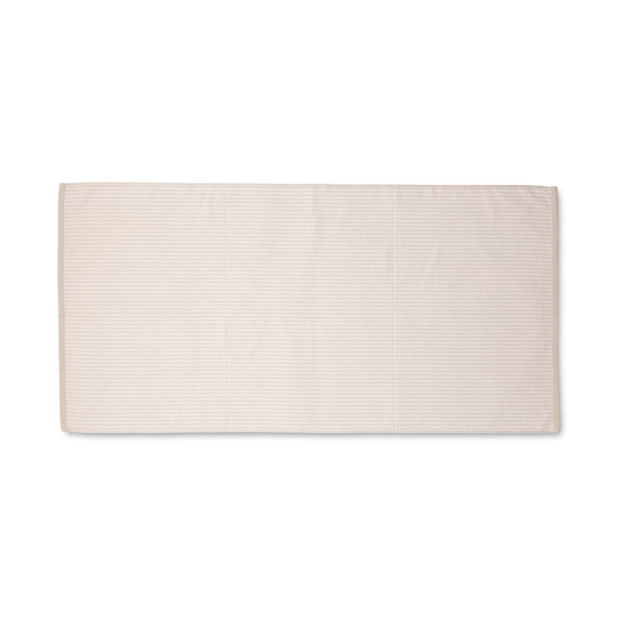 일본 무인양품 부드러운 얇은 목욕 타월 무늬 60x120cm 베이지 스트라이프