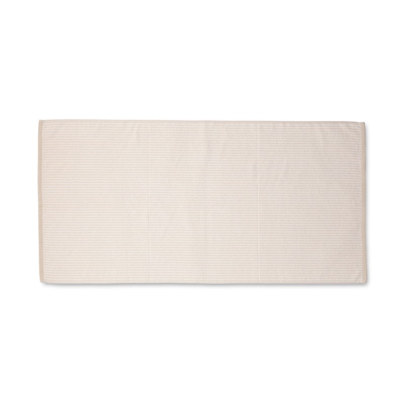 일본 무인양품 부드러운 얇은 목욕 타월 무늬 60x120cm 베이지 스트라이프
