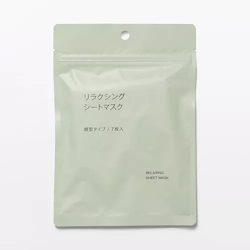 일본 무인양품 릴랙싱 시트 마스크 7매입