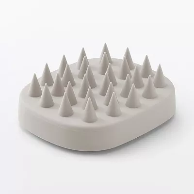 일본 무인양품 실리콘 두피 케어 마사지 브러시