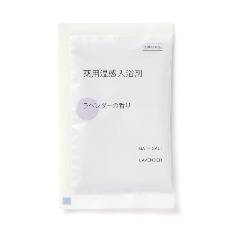 일본 무인양품 약용 온감 입욕제 라벤더향 개별 포장 40g