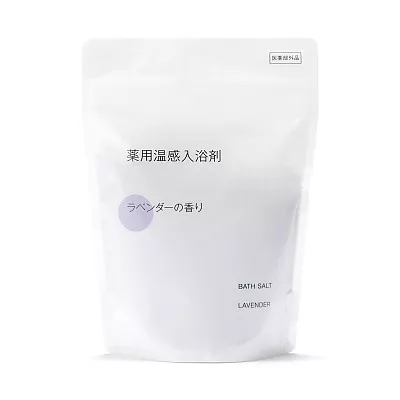 일본 무인양품 약용 온감 입욕제 라벤더향 스푼 포함 360g