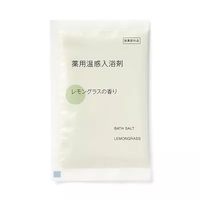 일본 무인양품 약용 온감 입욕제 레몬그라스향 개별 포장 40g