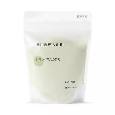 일본 무인양품 약용 온감 입욕제 레몬그라스향 스푼 포함 360g