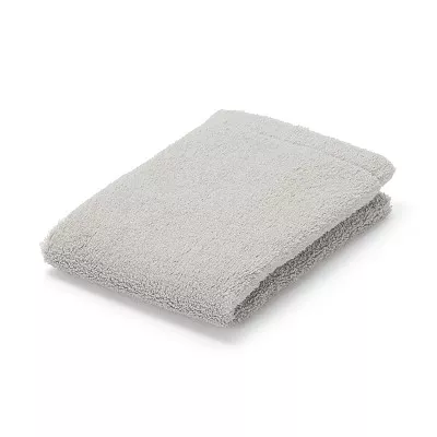 일본 무인양품 피부에 닿는 감촉이 부드러운 핸드 타월 34x35cm 그레이