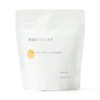일본 무인양품 해염 배스솔트 프루티 플로럴향 스푼 포함 360g