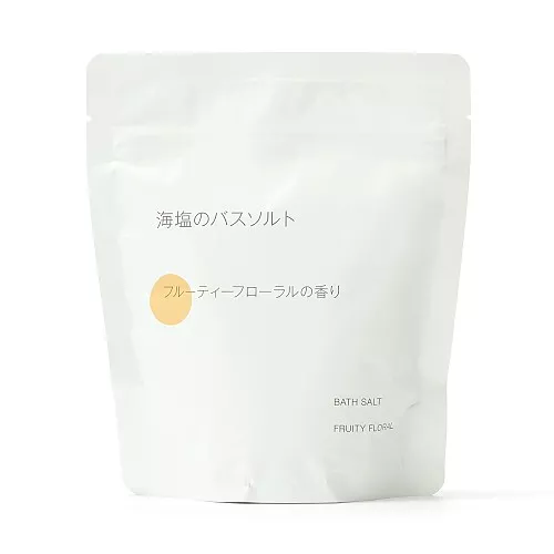 일본 무인양품 해염 배스솔트 프루티 플로럴향 스푼 포함 360g