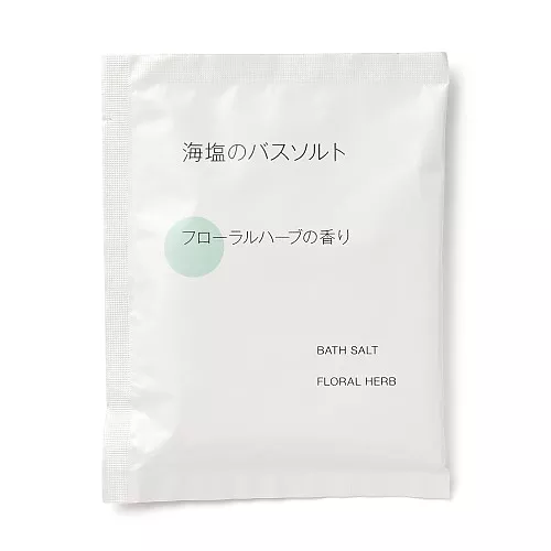 일본 무인양품 해염 배스솔트 플로럴 허브향 40g
