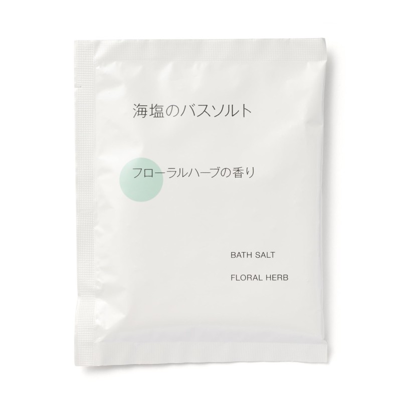 일본 무인양품 해염 배스솔트 플로럴 허브향 40g
