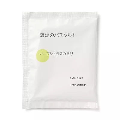 일본 무인양품 해염 배스솔트 허브 시트러스향 40g