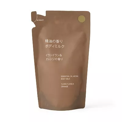 일본 무인양품 에센셜 오일 바디밀크 일랑일랑 오렌지향 리필용 270ml