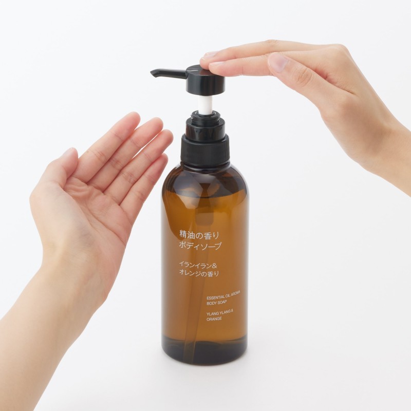일본 무인양품 에센셜 오일 바디워시 일랑일랑 오렌지향 400ml