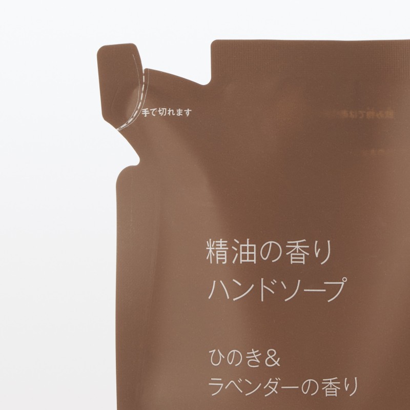 일본 무인양품 에센셜 오일 핸드워시 히노키 라벤더향 리필용 180ml