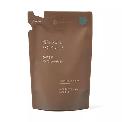 일본 무인양품 에센셜 오일 핸드워시 히노키 라벤더향 리필용 180ml