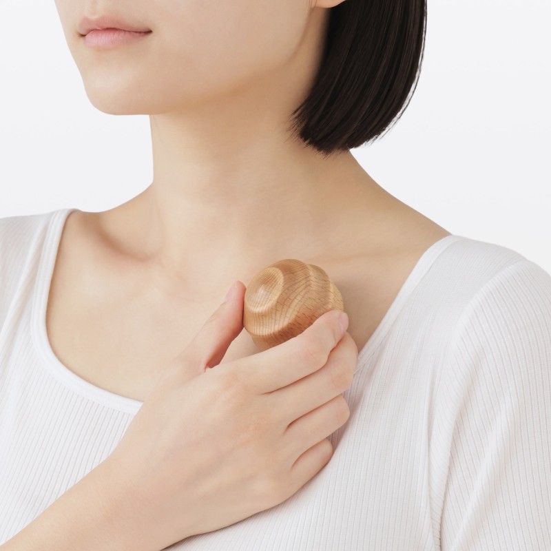 일본 무인양품 너도밤나무 마사지볼 지름 5cm