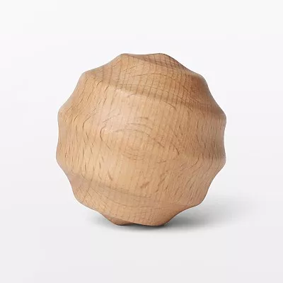 일본 무인양품 너도밤나무 마사지볼 지름 5cm