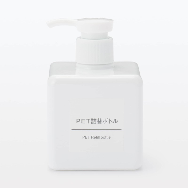 일본 무인양품 PET 리필 보틀 250ml 화이트