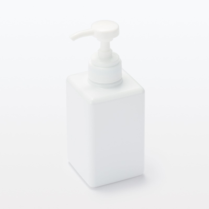 일본 무인양품 PET 리필 보틀 400ml 화이트