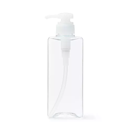 일본 무인양품 PET 리필 보틀 600ml 클리어