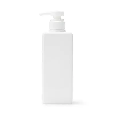 일본 무인양품 PET 리필 보틀 600ml 화이트